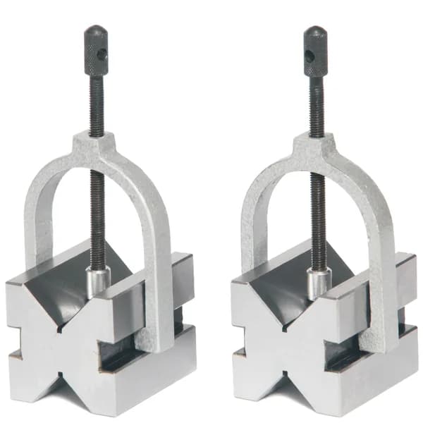 Crystal Hardened & Ground V Blocks with Clamp – Series AA-171