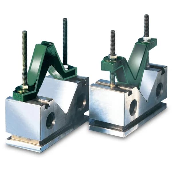 Crystal Hardened & Ground V Blocks with Clamp – Series AA-172
