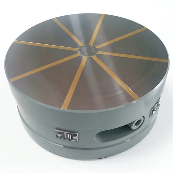 Crystal - Round Magnetic Chuck with Radial Poles 