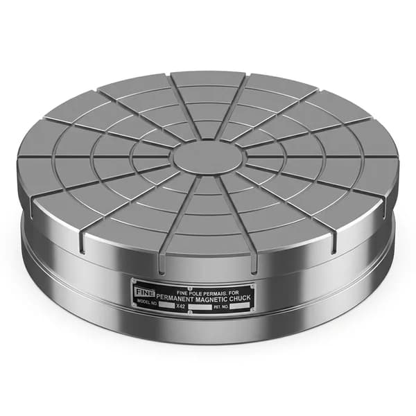 Crystal - Round Magnetic Chuck with Radial Poles 