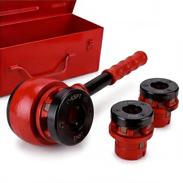 BAUM Ratchet Pipe Threader Set – 1 Inch