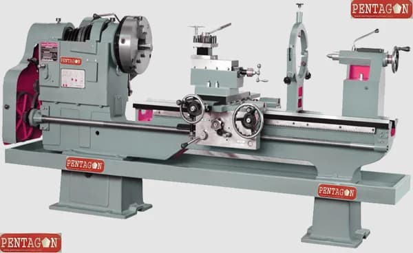 PENTAGON Heavy Duty Belt Driven Lathe Machine 12x13-80 Series