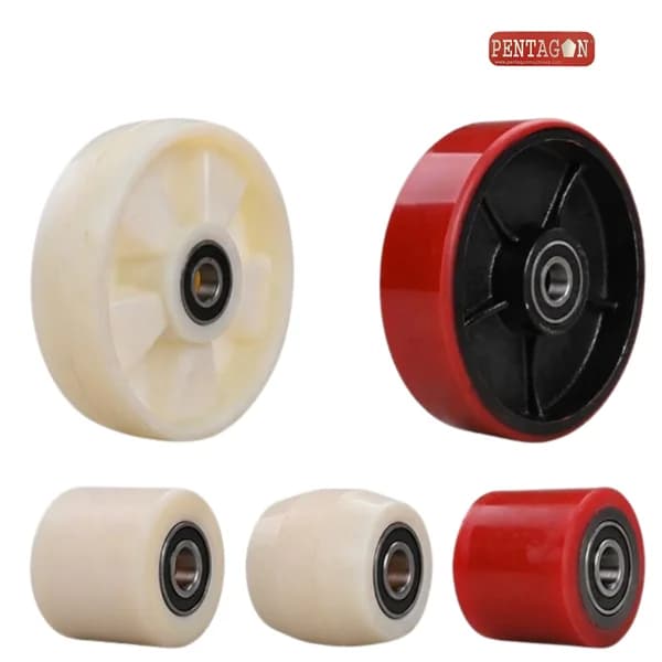 Pentagon Hydraulic Hand Pallet Truck Wheel with Bearing