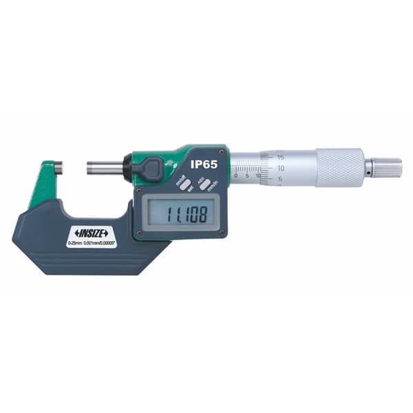 Insize Waterproof Digital Outside Micrometers (Without Data Output)