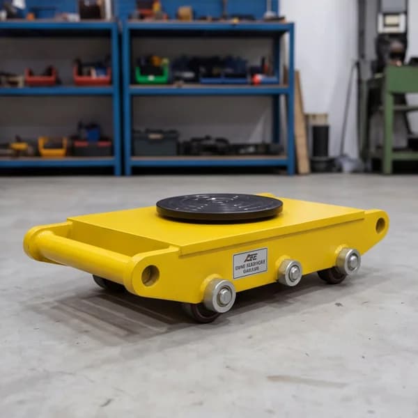 4G Heavy Duty PU Wheel Cargo Industrial Machinery Moving Trolley