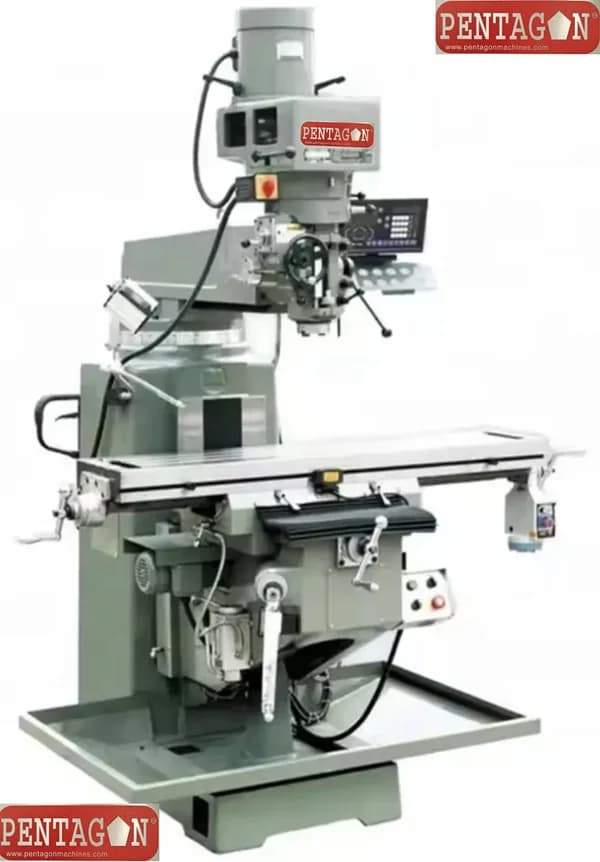 PENTAGON Vertical RAM Turret Milling Machine model M5
