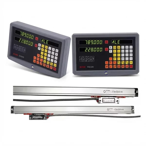 SINO Brand 2 axis DRO Set with suitable scales, fitting items and all accessories package Scale range (130-970 mm)