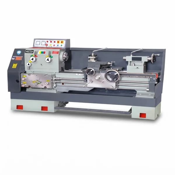 Pentagon Geared Head Heavy Duty High Precision Lathe Machine Spindle Bore 80mm