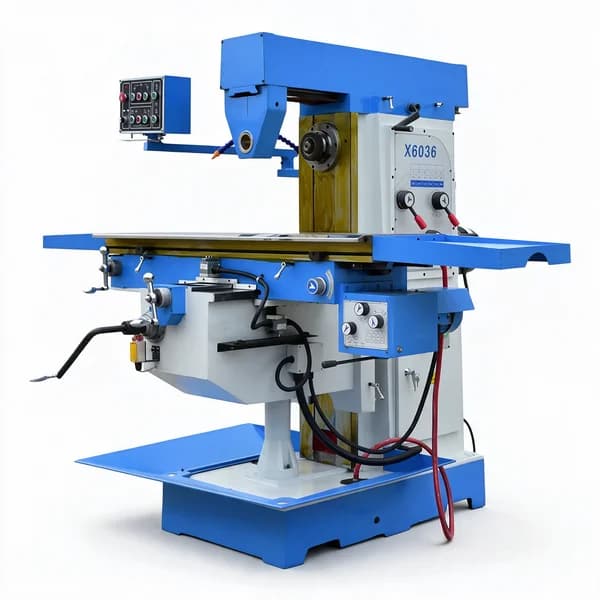 Pentagon Horizontal Knee type Geared Head Milling Machine Modep X6036H