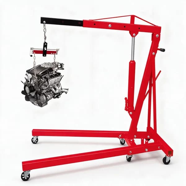 Hydraulic Floor Crane for Industrial shop Material Handling