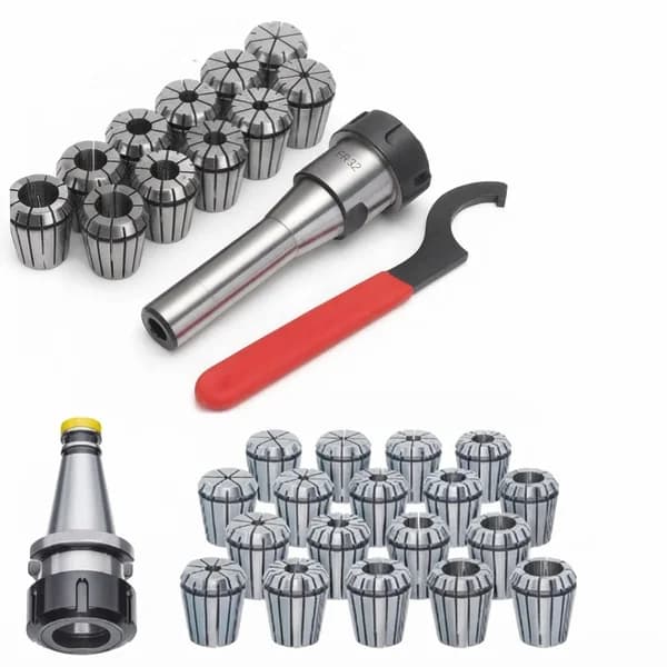High Precision Collet set Model ER40 set with suitable collet adapter and spanner