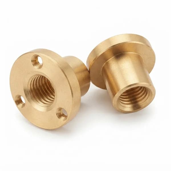 Spare: Mill-Copper/Brass Bush Nut for Lead Screw of Vertical RAM Turret Milling Machine