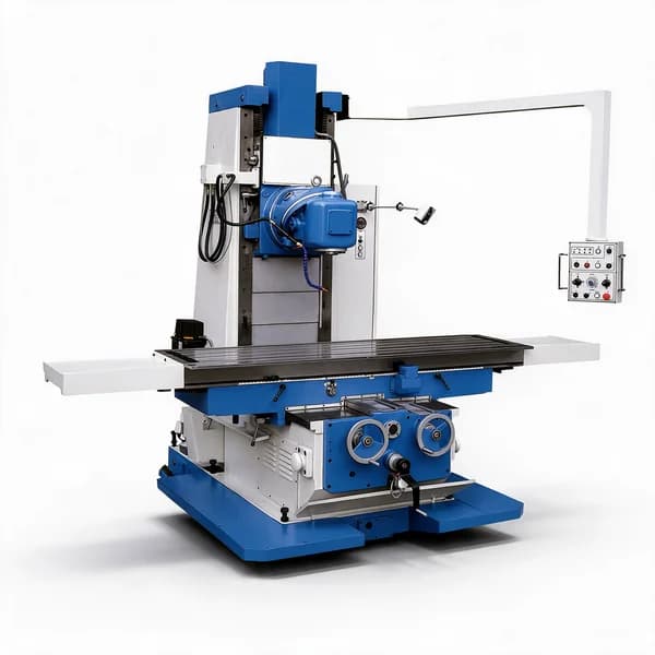 Pentagon Swivel Head Heavy Duty Bed Type Universal Milling Machine