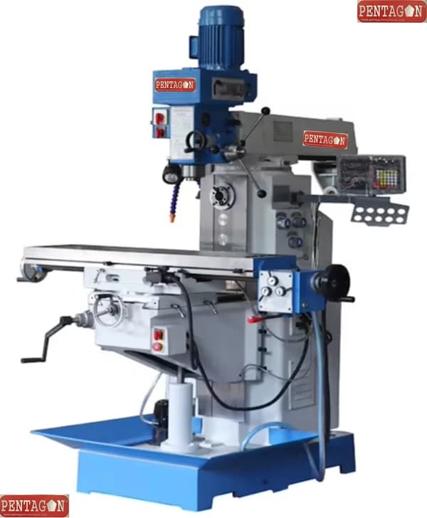 Pentagon Universal Knee type Geared Head Drilling cum Milling machine Model ZX6350C