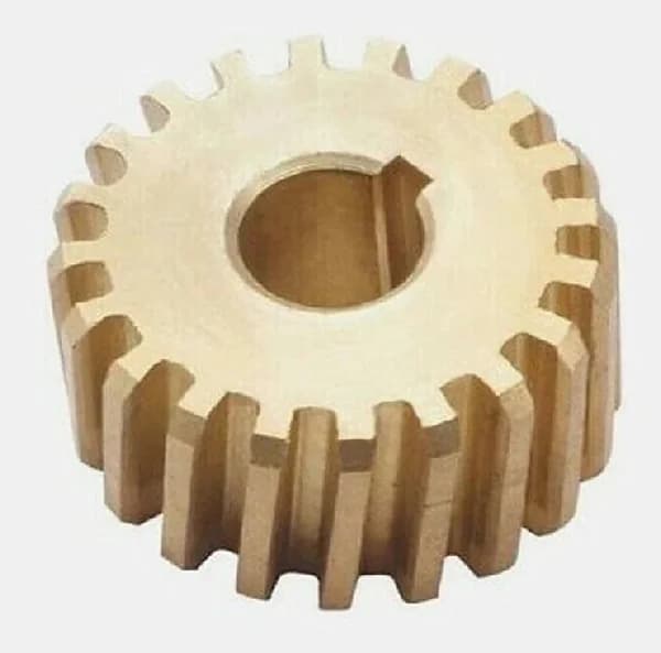 Auto Feed Drive Worm Gear Brass for Turret Milling Machine 