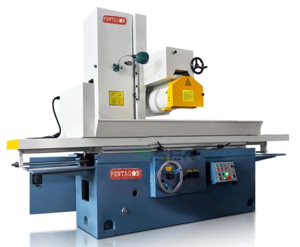 Pentagon High Precision Wheel Head Moving Surface Grinding Machine 