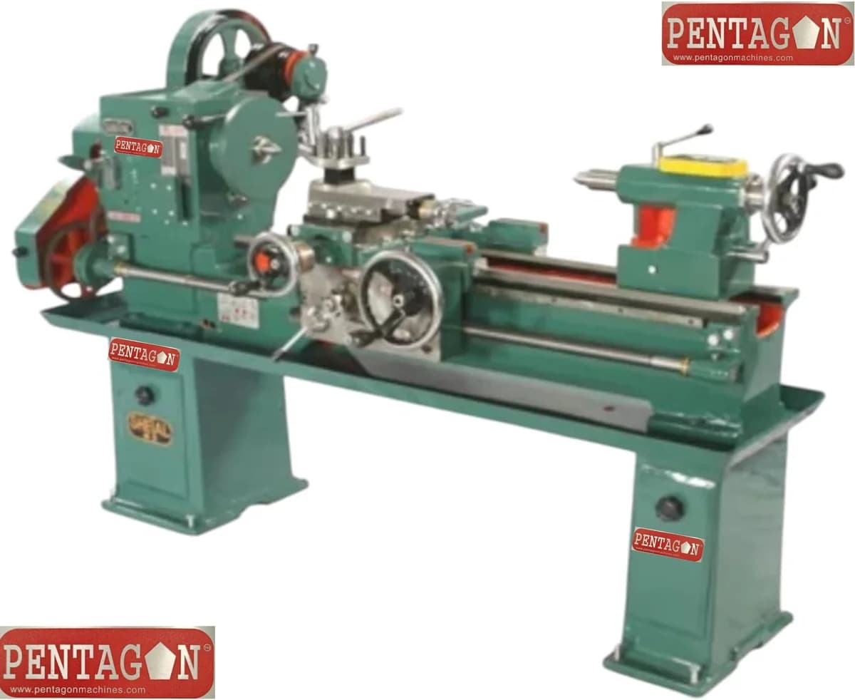 Lathe Machine Belt Driven Medium Duty type