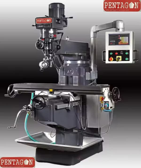Vertical RAM Turret Milling table Model M6T