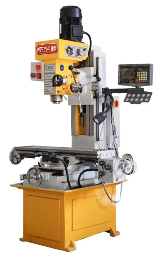 Geared Head Vertical Drilling cum Milling machine