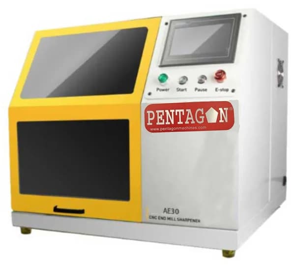 Pentagon Semi Automatic End Mill Cutter & Grinder Machine 