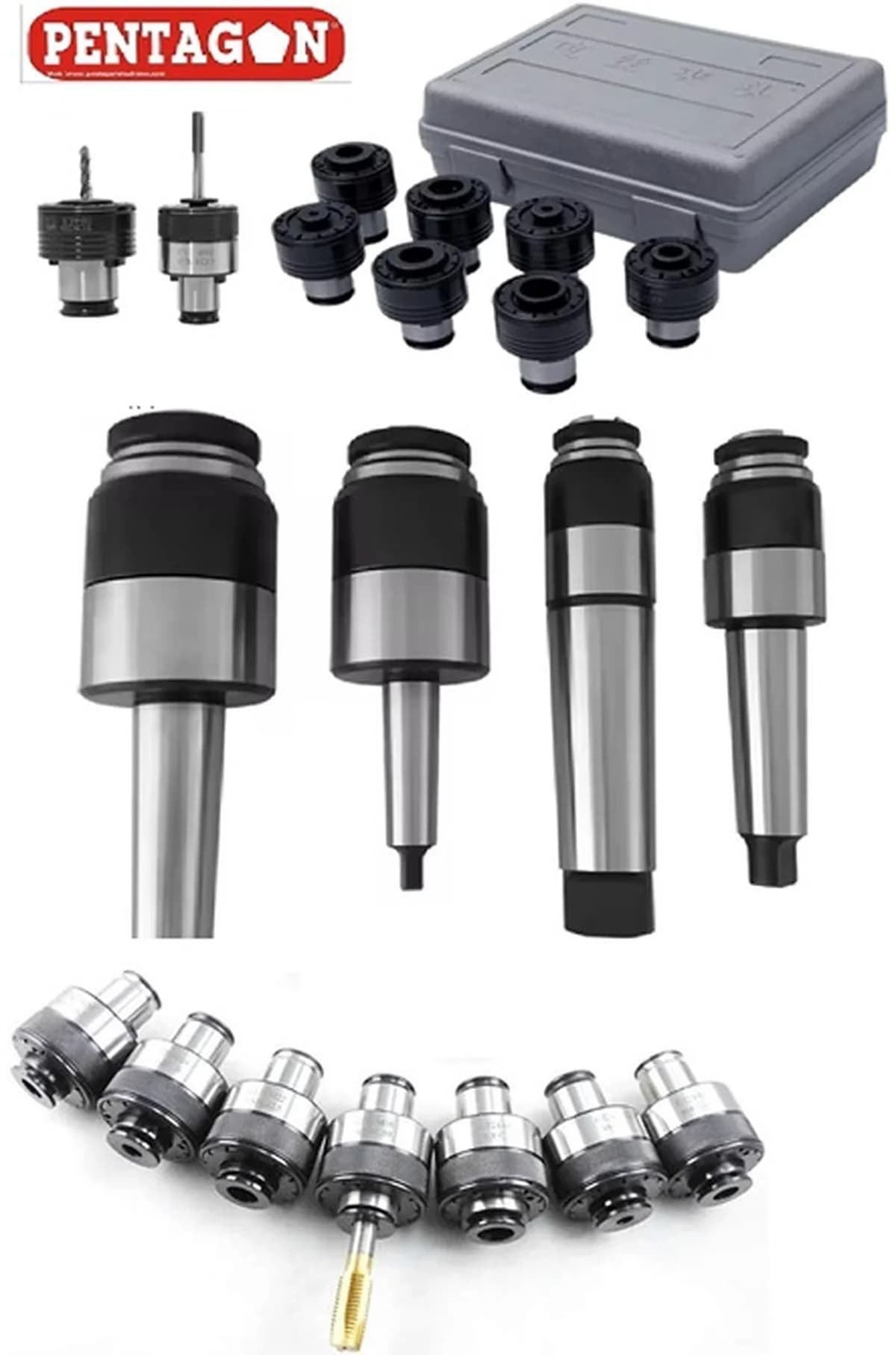 High Precision Tapping Attachment with Quick Change Tap Collet set