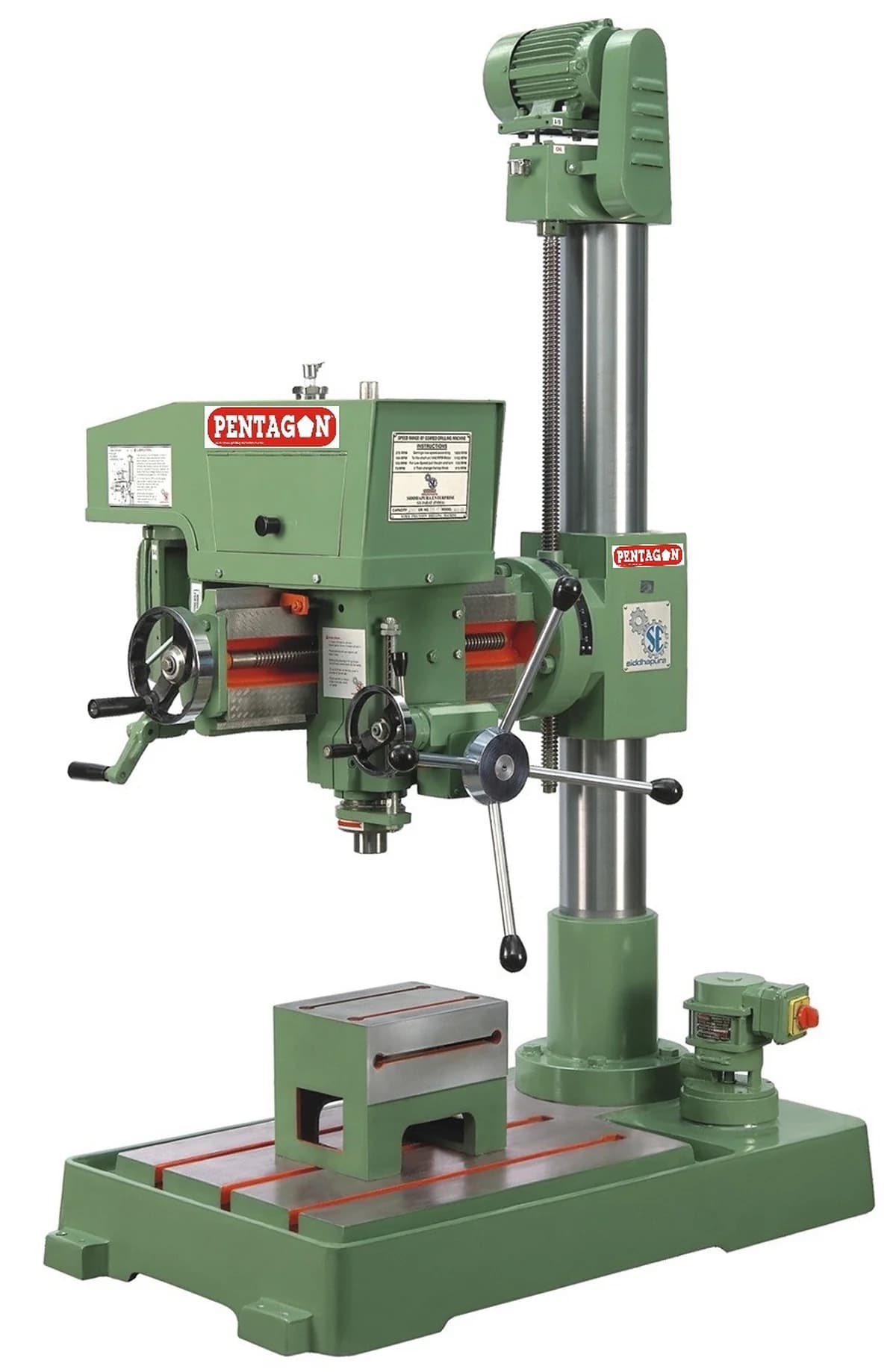 FINE FEED Type Radial Drill Machine