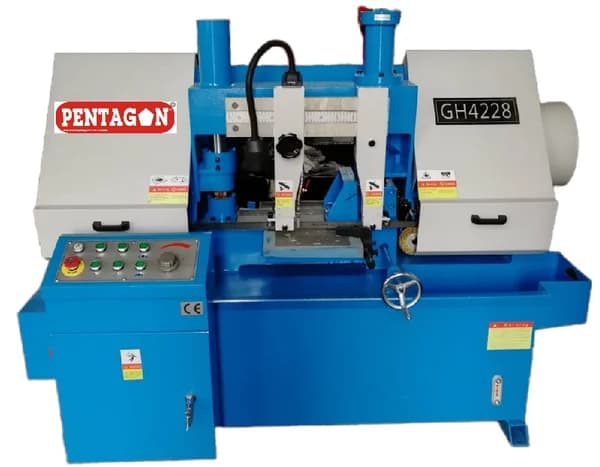 Semi Automatic Double Column Metal Cutting Hydraulic Bandsaw Machine PDB- Series