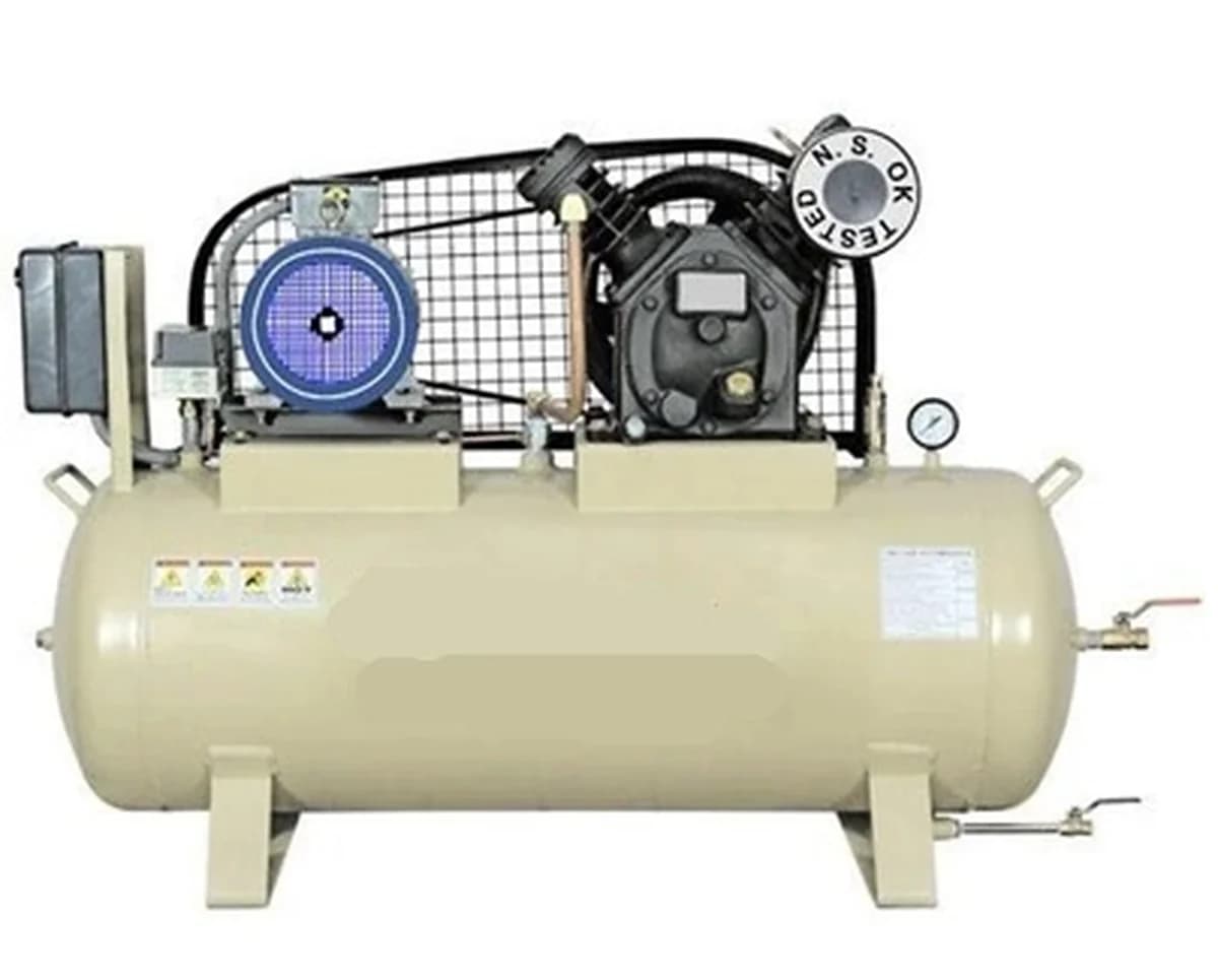Heavy Duty Industrial Air Compressor with Two Stage Double Cylinder