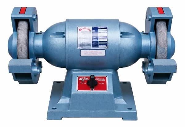 Compact Bench Grinder Machine with Dual Wheel