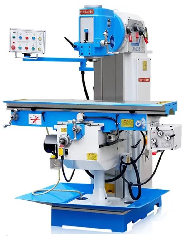 Vertical Knee type Heavy Duty Geared Head Milling Machine