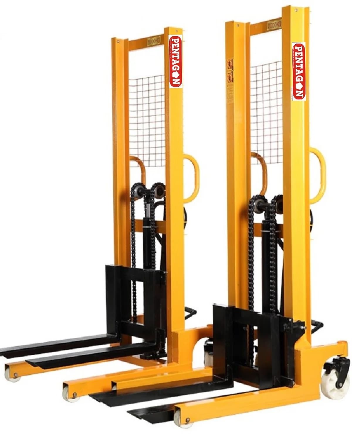Semi Electric Stacker with Battery and charging chord