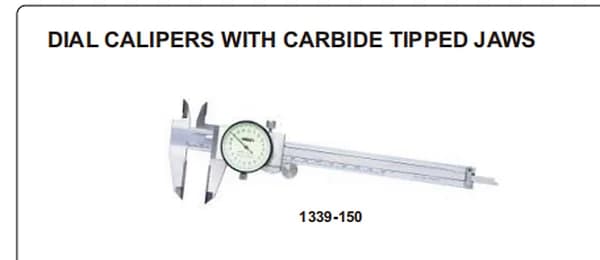  Vernier Calipers With Fine Adjustments