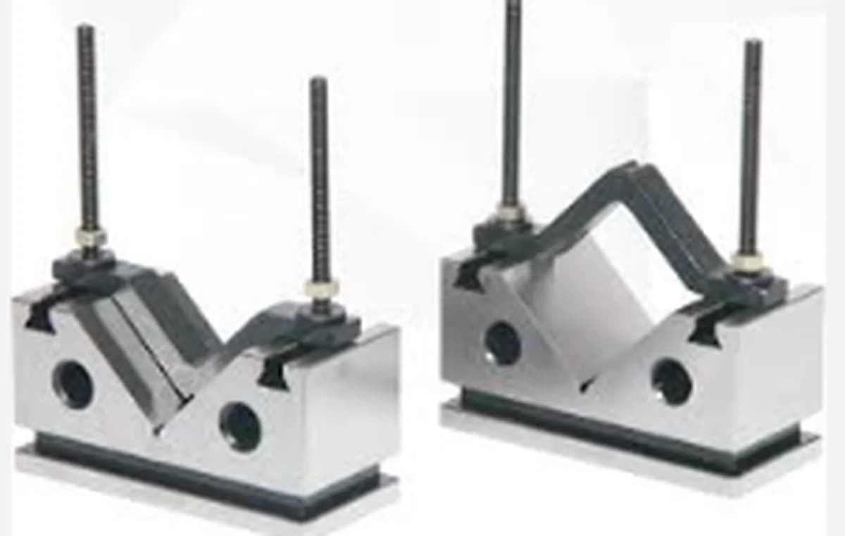 Crystal Hardened & Ground V Blocks with Clamp – Series AA-172