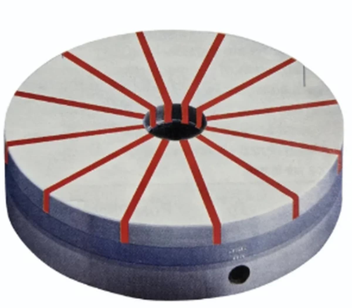 Crystal - Round Magnetic Chuck with Radial Poles 