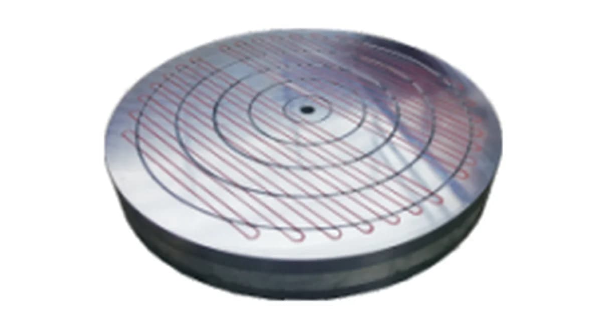 Industrial Electromagnetic Round Chuck with Transverse Pole Configuration