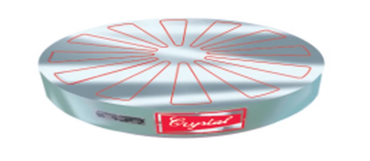 Industrial Electromagnetic Circular Chuck Radial Pole Configuration