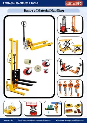 Stackers and lifting trolley