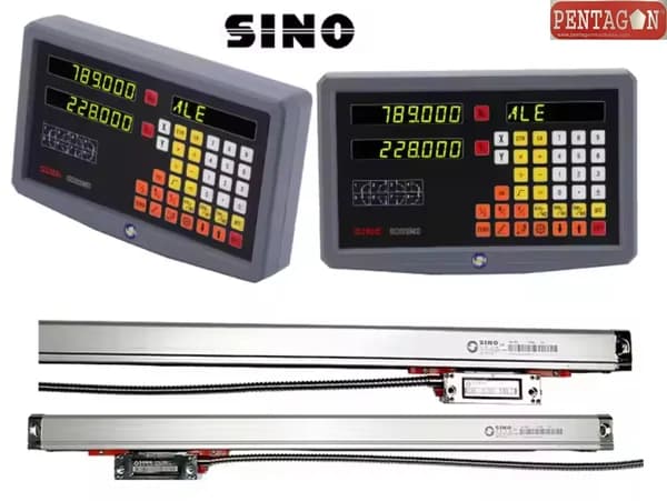 SINO Brand DRO Set with suitable scales, fitting items and all accessories package