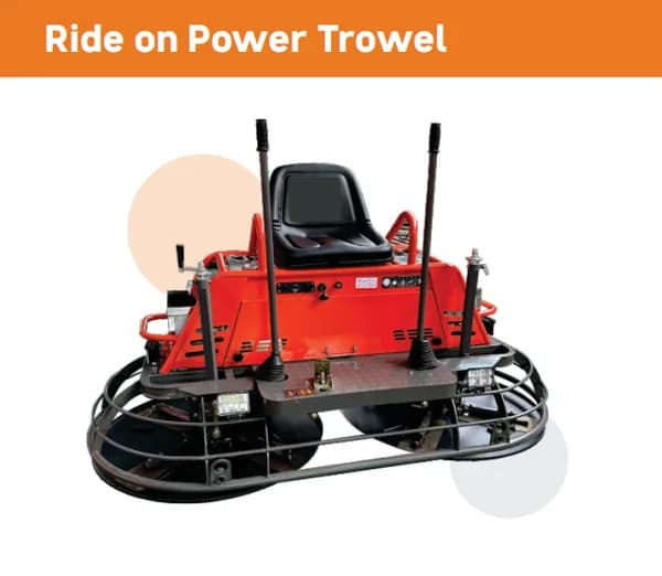 QSM Ride On Power Trowel Machine
