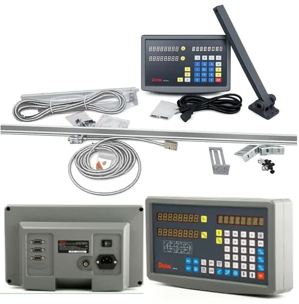 DELOS Brand DRO Set with suitable scales, fitting items and all accessories package