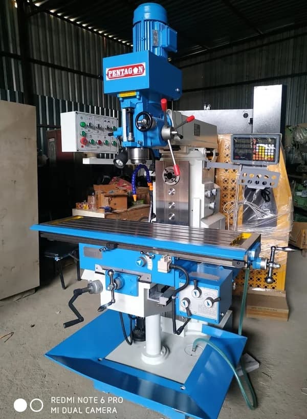 Universal Knee type Geared Head Drilling cum Milling machine