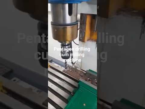 Geared Head Vertical Drilling cum Milling machine — demo
