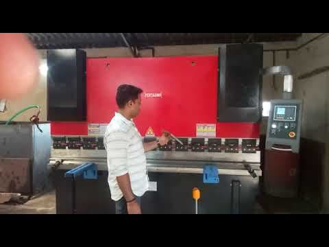 Hydraulic NC Press Brake Machine with Estun-21 controller — demo