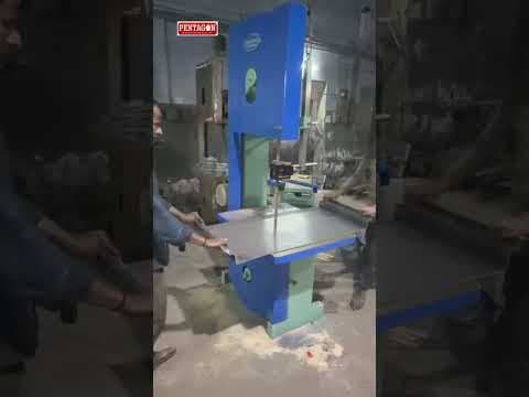 Mahavir Excellent Series Vertical Plastic Cutting Bandsaw (FABRICATION TYPE) — demo