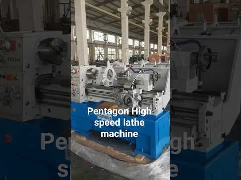 CW-80 Series All Geared Heavy duty High Speed Lathe Machine — demo