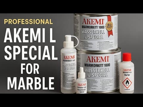 Akemi Marble Filler 1000 Transparent L-Special Waterclear — demo
