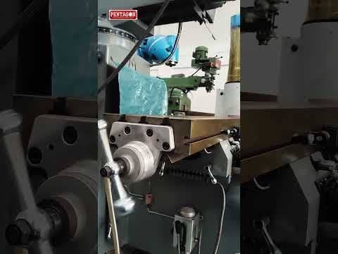 Vertical RAM Turret Milling Machine Model M6T — demo