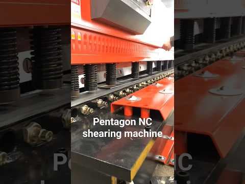 Hydraulic Swing Beam NC Shearing Machine QC12Y Series with Estun-21 — demo