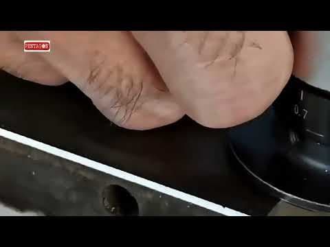 Pentagon Mini Pneumatic Chamfering Machine — demo