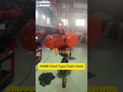 Pentagon HHBB Industrial Electric Chain Hoist — demo
